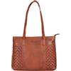 STILORD 'Verena' Unica Borsa Donna Pelle Shopper Vintage Borsette a Spalla Tote Bag Università Shopping Borsa Tracolla Vera Pelle, Colore:arrona - marrone