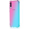 HUANGTAOLI Custodia per Samsung Galaxy A90 5G, Rinforzare la con Angoli Protettiva Silicone Colorato Bumper Cover per Samsung Galaxy A90 5G