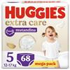 Huggies Pannolini Mutandina Extra Care 5 Mega Pack - 68 pezzi