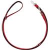 HUNTER Guinzaglio da passeggio regolabile Neopren 20/200Nylon rosso/Neopren nero