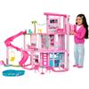 Mattel Casa dei Sogni di Barbie, casa delle bambole con piscina, scivolo, 75 accessori