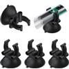 Pawfly Acquario riscaldatore Ventose con 2,4 cm Clip Nero Standard Riscaldamento Asta titolari Morsetti per vasche di Pesce (Non per Tubi di Linea Aerea), 12 Pack