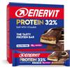 Enervit, Protein Bar 38% Coco Choco, 12 Barrette Proteiche da 58g, 10 Grammi di Proteine, con Vitamina D e B6, Gusto Cioccolato al Latte, Senza Glutine