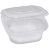 EUROPACK Contenitori in PP - con coperchio incernierato - 15,5 x 15,5 x 5,7 cm - Europack - conf. 50 pezzi (unità vendita 1 pz.)