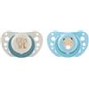 Chicco PhysioForma Succhietto Air Azzurro Ciuccio 0-6 Mesi, Tettarella in Silicone, Anatomico e Funzionale, Supporta la Respirazione Fisiologica, Azzurro, 2 Pezzi