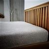 CT Set di biancheria da letto in pile Sherpa, super morbido, caldo, in pile (argento, lenzuolo con angoli super king size)