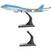 FINGERINSPIRE 2 set di espositore in acrilico per modellini di aerei, supporto universale rimovibile per blocchi da costruzione di aerei B737 A330, scala 1:400