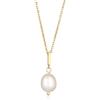 Elli Collana Donne Ciondolo Perle di Vetro Elegante Colore Oro