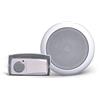 SCS Sentinel 3701085200244 SCS Sentinel-CSF0082-CHIME Wireless con Alone Luminoso-Campana Lunga-Range m-8 Melodie-Pulsante con Batteria GP23 12V-AirBell 80, Bianco
