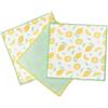 Full Circle Renew Collection - Panni multiuso in microfibra riciclata, set da 3, stampa agrumata