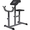 GYRONETICS® Panca per Bicipiti - Supporto Bilanciere, Altezza e Sedile Braccia Regolabile, con Curl Pult, Carico Max 150 kg - Panca Pesi, Scottbank Palestra, Fitness, Casa, Allenamento