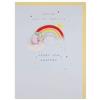 Clintons: Elephant At End Of Rainbow, Get Well Card, 11 x 15 cm