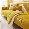 YWQJL Copertura Divano Copridivano 4/3/2/1 Posti Con Braccioli Destra Sinistra Impermeabile Angolare,copridivano Angolare Con Penisola Universale, Antiscivolo Fodera Sofa Cover Set L Shape,W-70x150cm