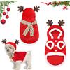 RosyFate Costume Natale Cane, RosyFate Vestiti Gatto Natale, Vestiti per Cani Natale, Animale Domestico Vestiti Cane, Vestito Carnevale Cane, Abbigliamento Natalizio per Gatti (L)