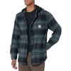 Carhartt Giacca da mezza stagione Flannel Fleece Lined Hooded, Elm., L