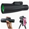 LeGDOr Telescopio monoculare per smartphone, 10-30 x 50, mini zoom ad alta potenza, monoculare per adulti e bambini, monocolo con cinturino da polso, regalo per guardare uccelli, caccia, viaggiare, stelle e