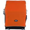 Rollei Traveler Backpack Canyon M - Zaino fotografico per esterni (Daypack), incl. Vano interno separato per attrezzatura fotografica e Vano laptop - Dimensione M (25 Litri) - Sunrise (Grigio/Arancio)