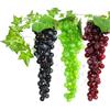 Grappoli D'Uva Finta Dball - 5 Pezzi, 2.4m Ciascuno, Plastica, Decorazione Realistica Per Casa E Feste