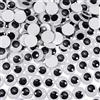 TOAOB THE ONE AND ONLY BABY TOAOB 300 Pezzi Occhi Adesivi 15mm Rotondo Plastica Mobili Autoadesivi Wiggle Finti Occhietti per Lavoretti Fai da Te Scrapbooking Artigianato Bambole Pupazzi Accessori Bianco Nero