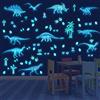 Tarklanda Dinosauro Luminosi Adesivi Murali Adesivi Dinosauri Ragazzo Adesivi Fluorescenti per Camerette Adesivi Murali Bambini Cameretta Sticker per Decorazione Cameretta Bambini