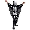 Boland - Costume Scary Skeleton per bambini, tuta con cappuccio, scheletro, carnevale, festa a tema, Halloween