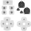 Young Wolf 4 Sets Silicon Conductive Button Pads Controller Button Replacement Repair Part Compatible with Sony Playstation 4 PS4 Controller