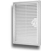 Griglia di ventilazione per porta, doppia faccia, bianco opaco, 400 x 130  mm, in plastica ASA di alta qualità, per bagno, cucina, per riconversione :  : Fai da te