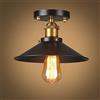 Mengjay Vintage Lampadari a Sospensione Industriale Retro Lampadario Loft Lampada Industriale Plafoniera in Metallo E27 Plafoniera da Soffitto Industriale AC220V (Diametro 26 cm)