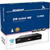 Edision OS MINI 4K S2X, E2 Linux 4Κ UHD, DVB-S2X ricevitore MULTI STREAM, BLIND SCAN, T2MI Tuner