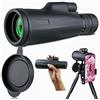 LeGDOr Telescopio monoculare per smartphone, 10-30 x 50, mini zoom ad alta potenza, monoculare per adulti e bambini, monocolo con cinturino da polso, regalo per guardare uccelli, caccia, viaggiare, stelle e