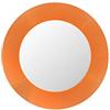 Kartell All Saints Specchio Versione, Arancio tangerine, Trasparente, Con LED