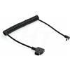 HangTon Cavo di alimentazione a spirale D-tap a DC Barrel 5.5 2.1mm Angolo retto per SmallHD AC7 Atomos Ninja Shogun Inferno Camera Monitor
