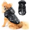 PAIDEFUL Cappotto Invernale Impermeabile per Cani di Piccola Taglia Giacca con Cappuccio Piumino per Cucciolo Chihuahua Vestiti per il Freddo Abbigliamento per Gatti Tuta da Neve con Capucha Antivento