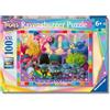 Ravensburger - Puzzles XXL Trolls 3 | Puzzle Bambini 6 Anni In Su | Puzzle Ravensburger 100 Pezzi | Giochi Per Bambini 36 X 49 Cm | Regalo Bambino 6 Anni O Più
