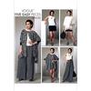 Vogue Patterns Vogue Pattern 9191, Poncho da Donna, Top, Pantaloncini e Pantaloni, Taglie, ZZ (LRG-XLG-XXL)