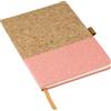 Taccuino A5 in sughero e cotone da 80 pagine Trevor personalizzate o neutre