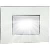 VEMER VE511200 SYRIO - Lampada Emergenza da Incasso 3 Moduli, LED Bianco Opale per Blackout, Interruzioni Corrente, Torcia Portatile