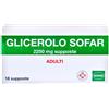 ALFASIGMA SpA Glicerolo 2250mg Adulti Sofar 18 Supposte