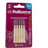 IDECO Srl Interbrush Natural 0.6mm Plakkontrol 5 pezzi