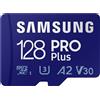 GielleService Scheda Memoria Micro SDXC Samsung PRO Plus 128 GB UHS-I U3 Classe 10 con adattatore MB-MD128KA/EU