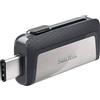 GielleService Pendrive Sandisk Ultra Dual USB-C e USB-A da 128 GB - Lettura fino a 150 MB/s