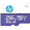 GielleService Scheda Memoria HP Micro SDXC da 256 GB UHS-I U3 Classe 10 + adattatore SD