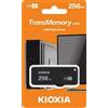 GielleService Pendrive Kioxia TransMemory U365 USB 3.2 Memoria 256GB LU365K256G