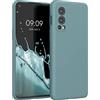 kwmobile Cover per OnePlus Nord 2 5G Custodia - Back Case per Smartphone in Silicone TPU - Protezione Gommata - antique stone