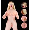 LoveToy Sexy Bambola Gonfiabile Reale Bionda per Uomo con Tette Vagina Vera in Silicone