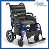 Aiesi Sedia a rotelle elettrica pieghevole per disabili - carrozzina a motore AGILA