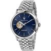 Maserati Orologio Maserati Epoca Automatico uomo R8823118009 Acciaio Blu Watch 42mm