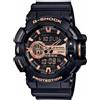 Casio Orologio Digitale Da Uomo G-Shock GA-400GB-1A4DR In Gomma Nero A Fondo Oro Rosa