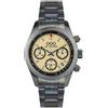 Out of Order SPORTY Crono Ibrido Meca-quartz Acciaio Crema Data Orologio Uomo