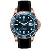 LORENZ Orologio LORENZ uomo Submarine automatico gomma nero / blu 030197MM